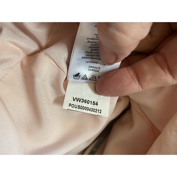 White By Vera Wang Blush Pink Strapless Bobbin Net Bridesmaid Dress Gown 10 Long - Picture 11 of 13